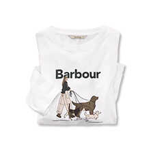 Weies Barbour-Shirt Woodhouse