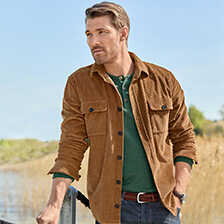 Thumbnail zu Cord-Overshirt fr Herren