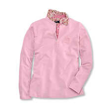 Alernatives Thumbnail 1 zu Damen-Poloshirt mit Liberty-Cordkragen