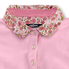 Alernatives Thumbnail 2 zu Damen-Poloshirt mit Liberty-Cordkragen