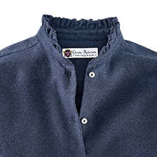 Alernatives Thumbnail 2 zu Flanellbluse mit Rschenkragen