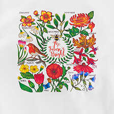 Alernatives Thumbnail 2 zu Printshirt mit Blumen Bio-Baumwolle