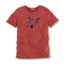 Thumbnail zu Shirt Bike Sunset aus Bio-Baumwolle