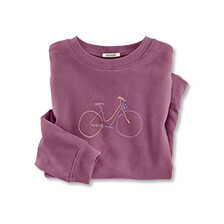 Thumbnail zu Sweatshirt mit Fahrradstickerei