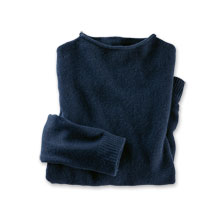 Thumbnail zu Dunkelblauer Merino-Pullover