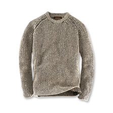 Grauer Wollpullover fr Herren