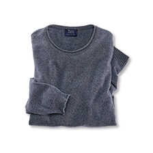 Blauer Herrenpullover