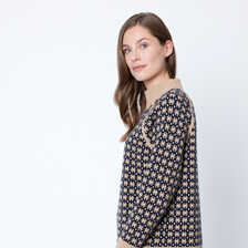 Jacquard-Pullover