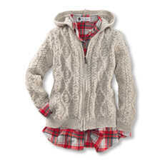 Strickhoodie fr Damen