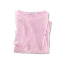 Damenpullover aus Kaschmir und Leinen