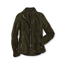 Damen-Fleecejacke im British Country Look