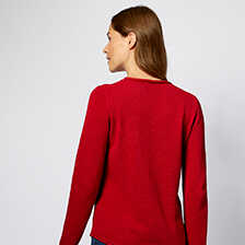 Alernatives Thumbnail 4 zu Rundhals-Damen-Pullover