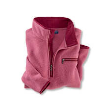 Rosa Walkshirt fr Damen