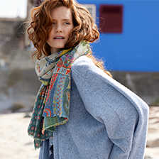Strickcape aus Super Geelong