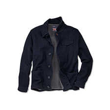 Herren-Overshirt aus Wollwalk