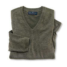 Sommerpullover mit V-Neck