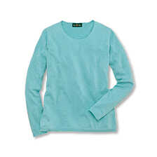 Blauer Sommerpullover