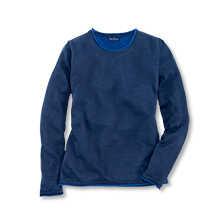 Sommerpullover Leinen-Baumwoll-Mix
