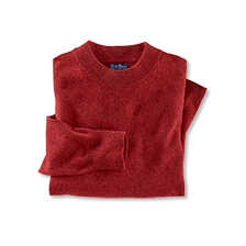 Thumbnail zu Roter Wollpullover mit Stehkragen