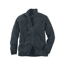 Alernatives Thumbnail 1 zu Grauer Zip-Cardigan