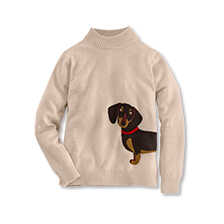 Thumbnail zu Merino-Pullover Dackel