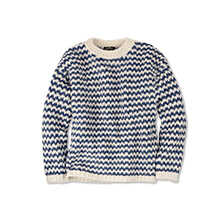 Thumbnail zu Strickpullover mit Zick-Zack-Muster