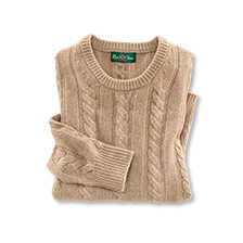 Alernatives Thumbnail 1 zu Zopfstrick-Pullover mit Kaschmir
