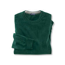 Grner Lambswool-Pullover Hampton