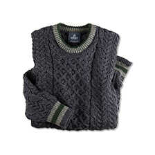 Thumbnail zu Irischer Aran-Zopfstrickpullover