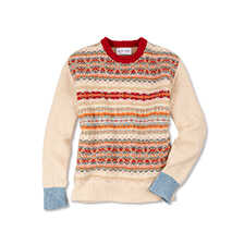Alernatives Thumbnail 2 zu Fair-Isle-Pullover mit Colourblocking