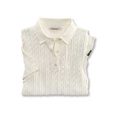 Strickshirt mit Polokragen