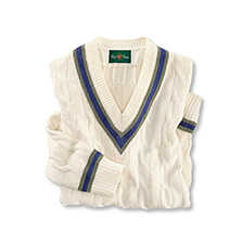 Alernatives Thumbnail 1 zu Wei�er Tennispullover mit V-Neck