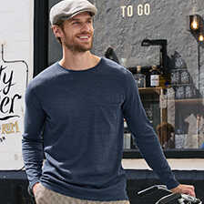 Alernatives Thumbnail 1 zu Merino Strick-Shirt