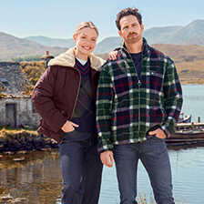 Alernatives Thumbnail 3 zu Tartan Fleece Jacke