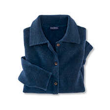 Alernatives Thumbnail 1 zu Strickjacke mit Polokragen