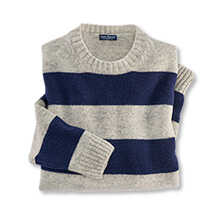 Thumbnail zu Pullover mit Blockstreifen