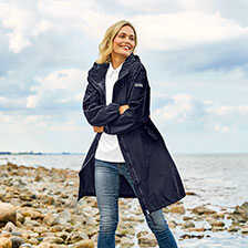 Englische regenjacke damen Outlet