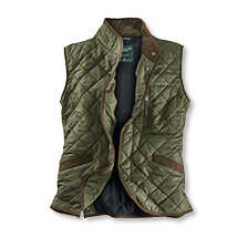 Herren-Steppweste Glencoe mit Polarfleece-Futter