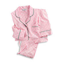 Damenpyjama Tea Rose mit Grafikprint