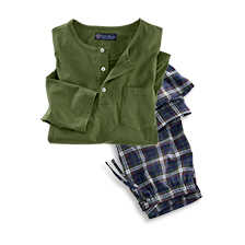 Thumbnail zu Jersey-Pyjama im Highland-Tartan