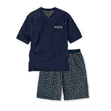 Shorty-Pyjama-Set mit Paisleys