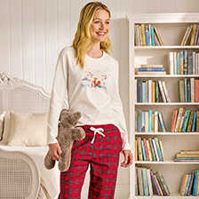 Alernatives Thumbnail 1 zu Pyjama Winter Squirrel mit Karohose