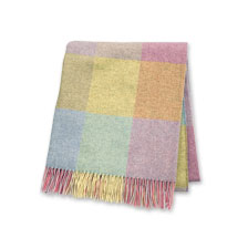 Plaid in Pastellfarben mit Karomuster