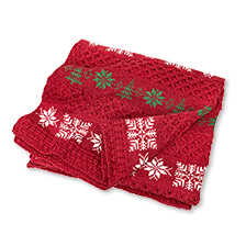 Weihnachtliches Plaid 'Aran Christmas'