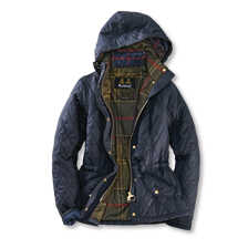 Kurze Steppjacke 'Milfire' aus der Tartan Collection