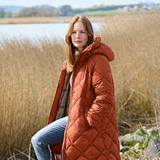 Steppmantel 'Sandyford' im Oversized Look