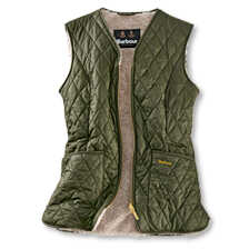 Damen-Steppweste mit Teddyfleece-Futter
