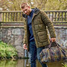 Stepp-Parka Snowfell fr Herren