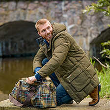 Stepp-Parka Snowfell fr Herren