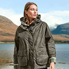 Leichte Damen-Wachsjacke Hollies